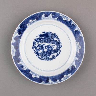 Chinese Old Blue and White Flower Pattern Lotus-Mouth Porcelain Tea/Wine Cup 